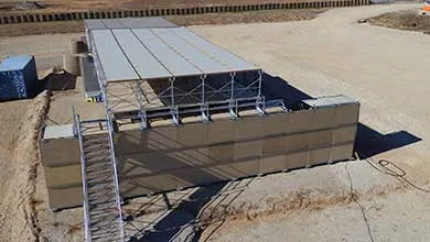 Military combat outposts